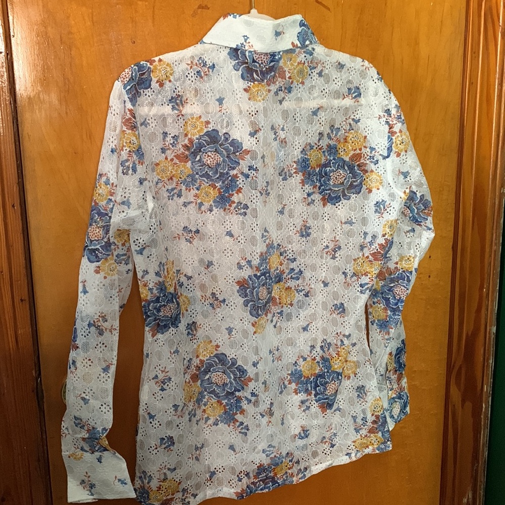 Vintage 70s Collared Button Down - image 2